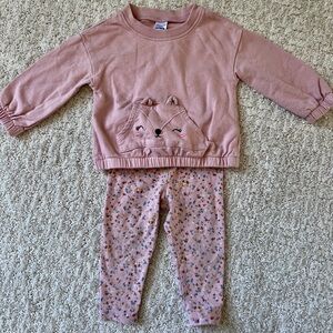Carter's Pink Matching Set 12 months